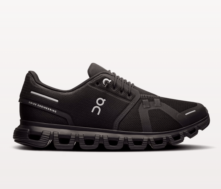 On Running CLOUD6 WOMEN BLACK/BLACK SNEAKER Shoes | Shop now at Main &amp; Taylor Shoes!
