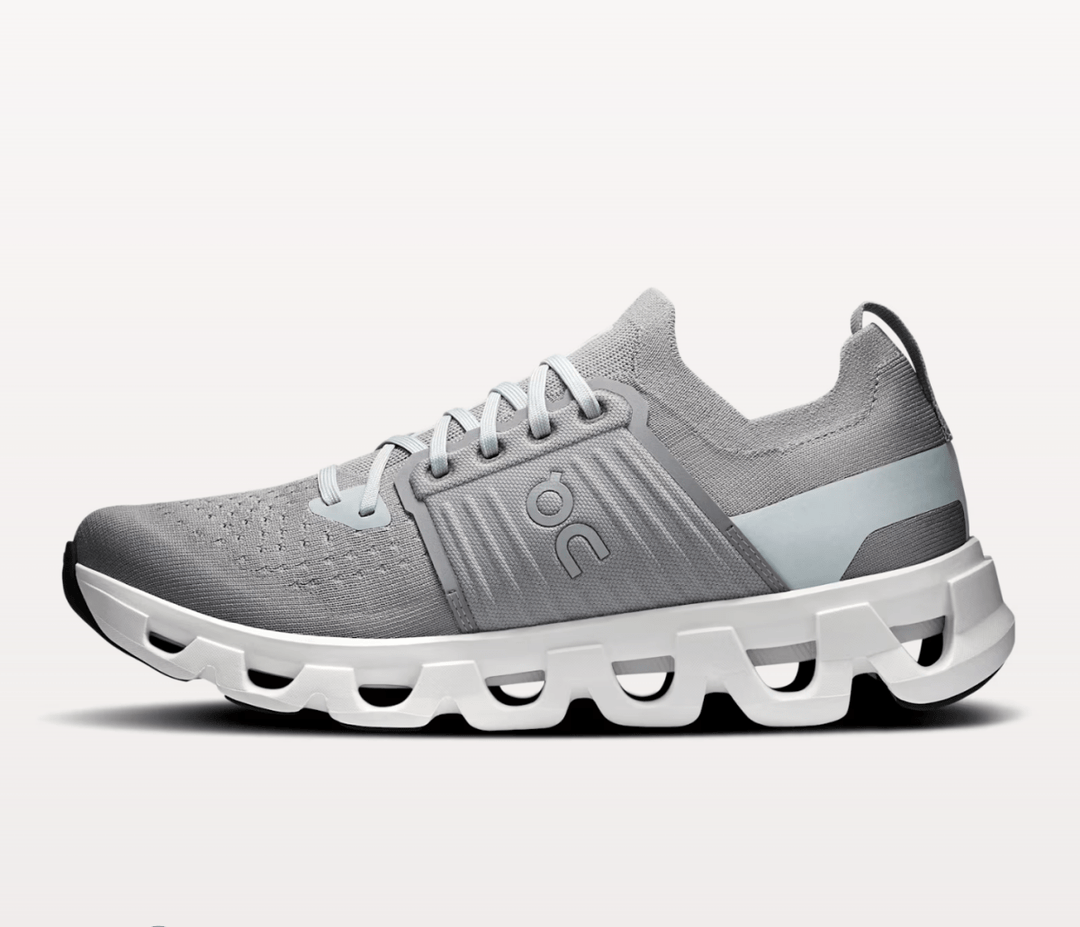 On Running CLOUDSWIFT4 MEN ALLOY/GLACIER SNEAKER SHOES | Shop now at Main &amp; Taylor Shoes!