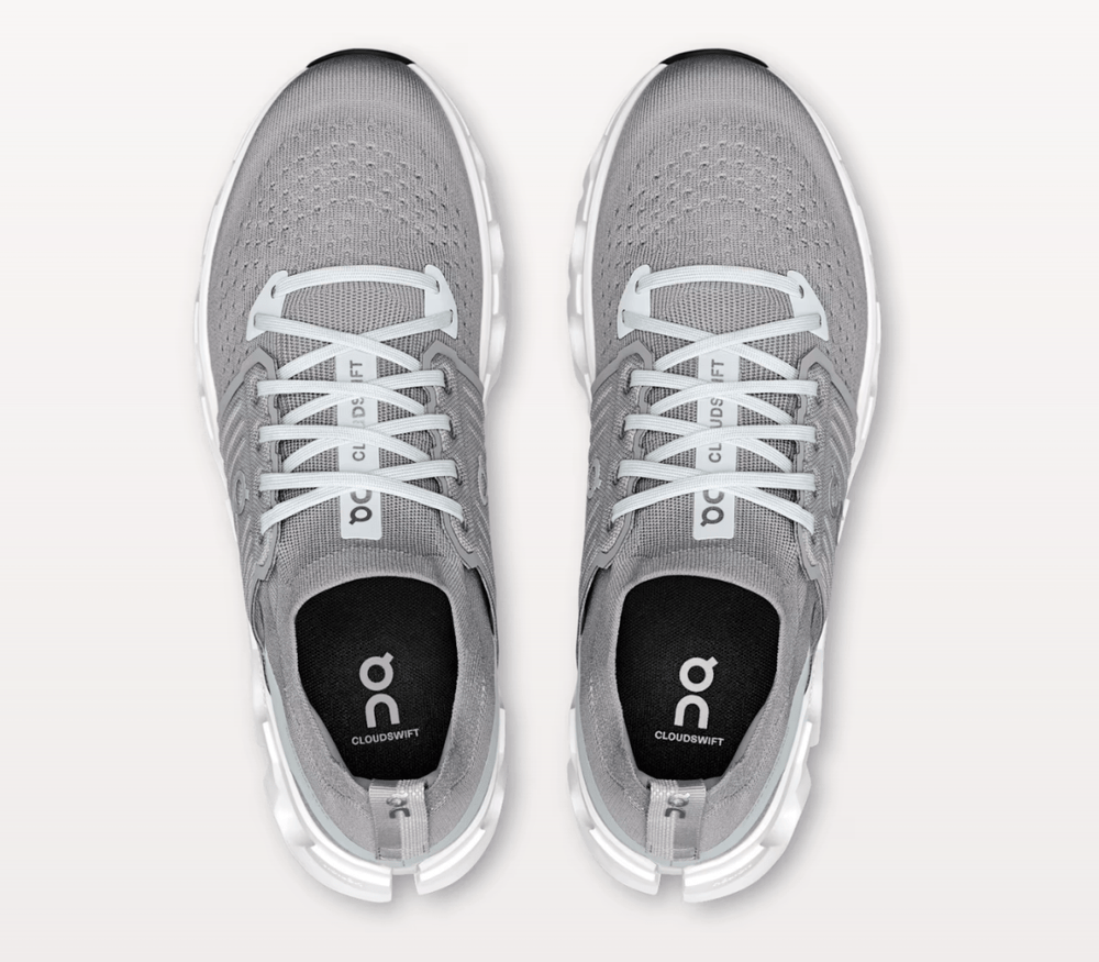 On Running CLOUDSWIFT4 MEN ALLOY/GLACIER SNEAKER SHOES | Shop now at Main & Taylor Shoes!