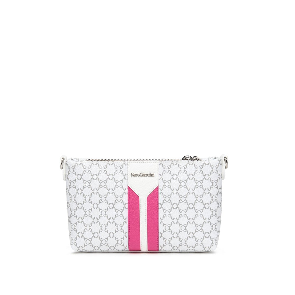 NEROGIARDINI CROSSBODY WHITE/PINK HANDBAGS | Shop now at Main & Taylor Shoes!