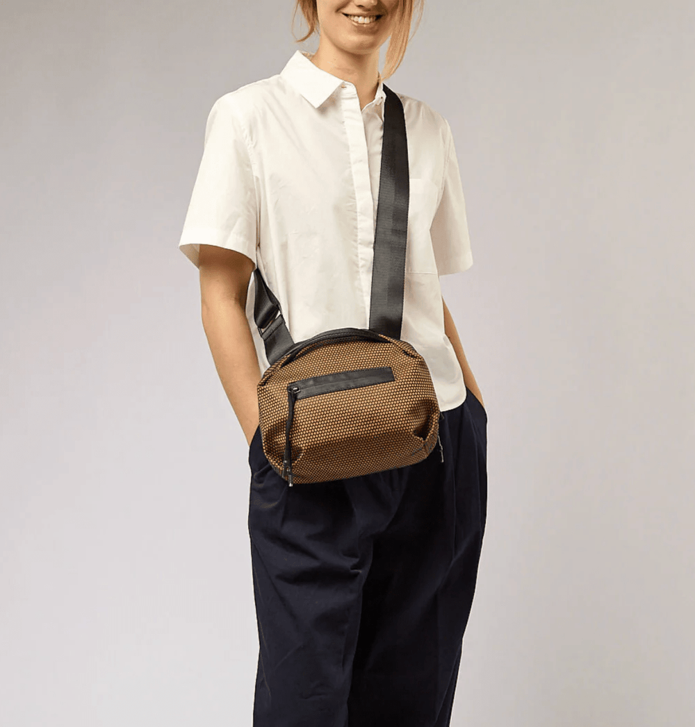 Daniella Lehavi Handbags BONNIE CROSSBODY CAMEL Handbags | Shop now at Main & Taylor Shoes!