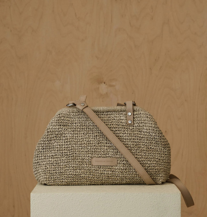 Daniella Lehavi Handbags CASABLANCA MAXI SEAWEED STRAW BAG Handbags | Shop now at Main &amp; Taylor Shoes!
