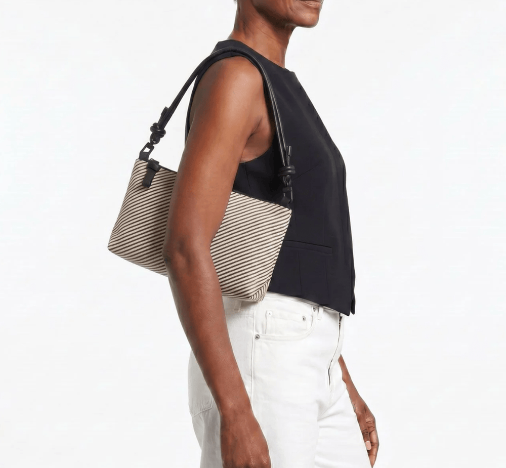 Daniella Lehavi Handbags DALLAS MOONLIGHT BLACK/WHITE SHOULDER BAG Handbags | Shop now at Main & Taylor Shoes!