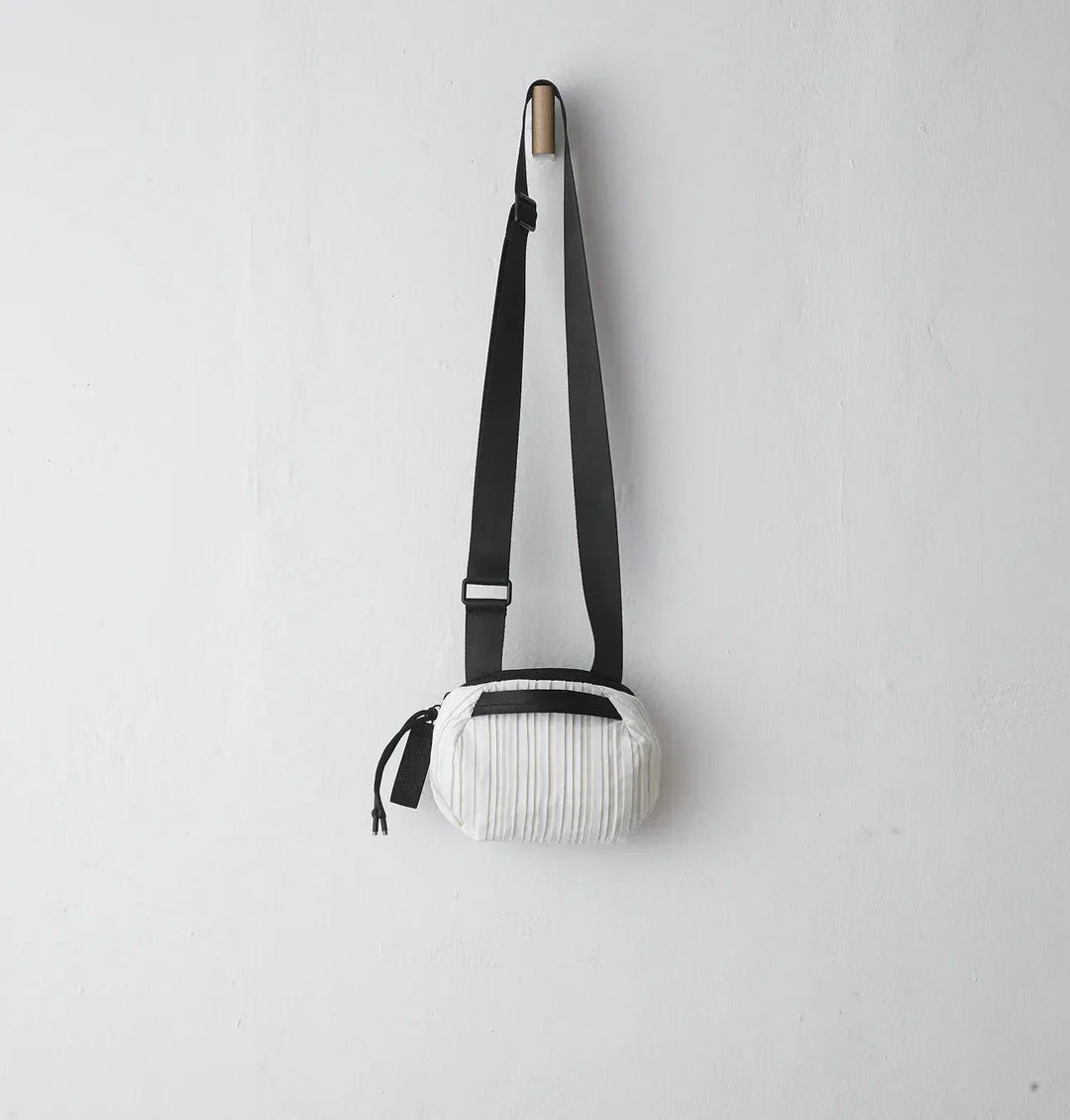 Daniella Lehavi Handbags FRANKIE MINI CROSSBODY WHITE PLEATED BAG HANDBAGS | Shop now at Main &amp; Taylor Shoes!