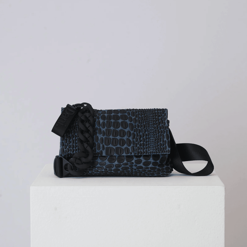 Daniella Lehavi Handbags TOKYO CLUTCH DENIM BAG Handbags | Shop now at Main & Taylor Shoes!