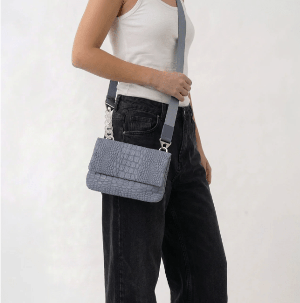 Daniella Lehavi Handbags TOKYO CLUTCH LT DENIM Handbags | Shop now at Main &amp; Taylor Shoes!
