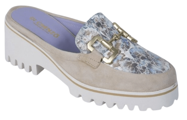 DI Chenzo RITA SAND SUEDE BACKLESS LOAFER Shoes | Shop now at Main & Taylor Shoes!