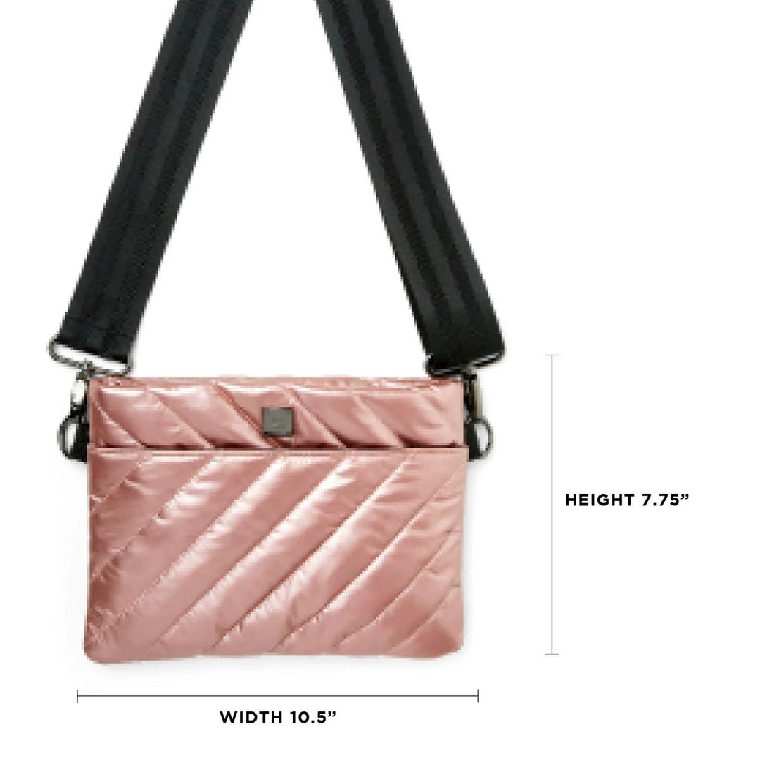THINK ROYLN DIAGONAL BUMBAG 2.0 PEARL BLUSH HANDBAGS | Shop now at Main &amp; Taylor Shoes!