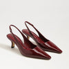 BIANKA FRENCH MERLOT SLINGBACK HEEL
