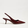 BIANKA FRENCH MERLOT SLINGBACK HEEL