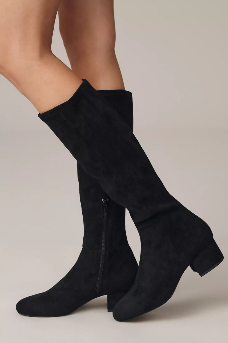 SILENT D GOLD BLACK SUEDE Shoes | Shop now at Main & Taylor Shoes!