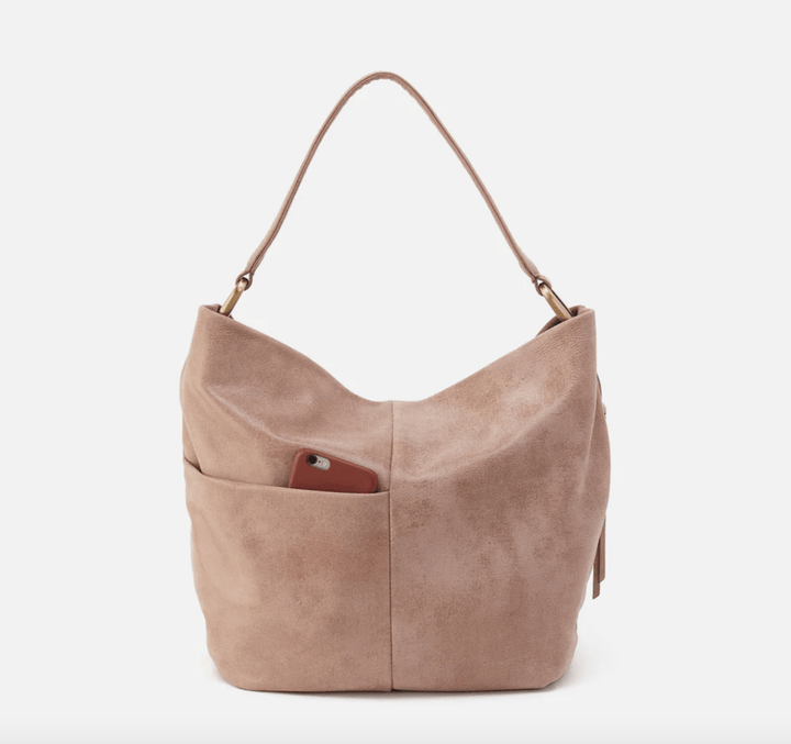 HOBO HARLEY HOBO HAZEL BUFF LEATHER HANDBAGS | Shop now at Main &amp; Taylor Shoes!