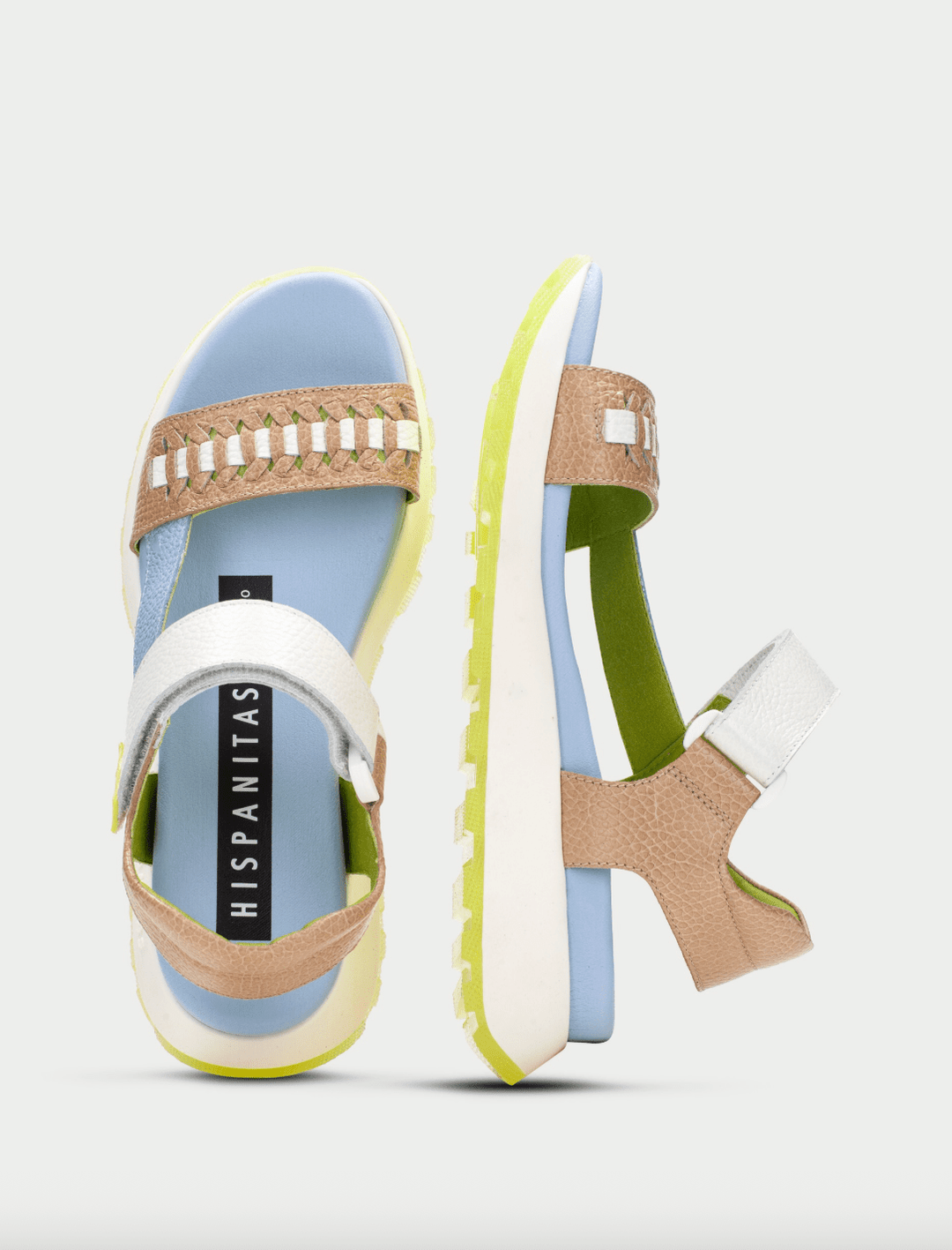Hispanitas AMBAR DESERT/CELESTE BLUE SANDAL Shoes | Shop now at Main & Taylor Shoes!