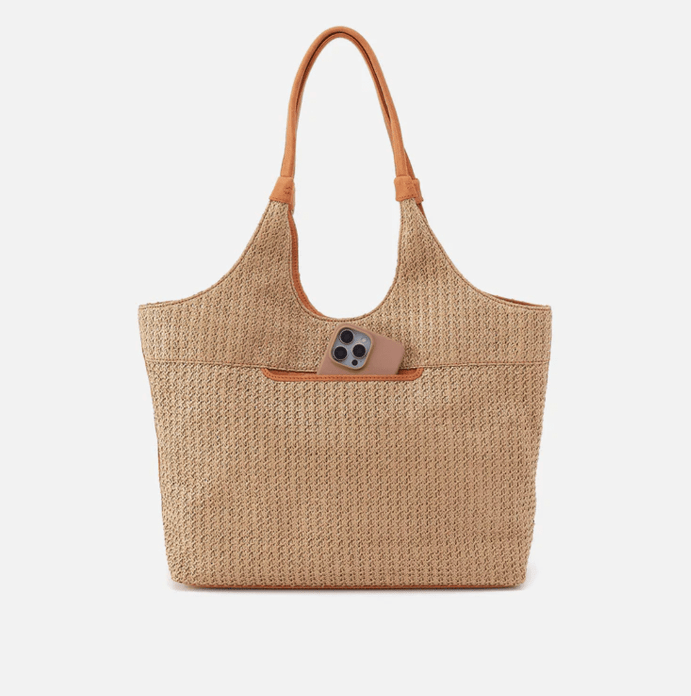 HOBO LAJOLLA MEADOW STRAW TOTE HANDBAGS | Shop now at Main & Taylor Shoes!