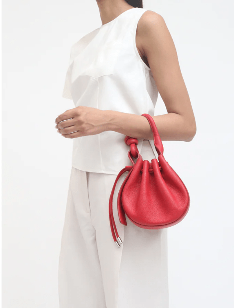 BEHNO INA MINI RED HANDBAGS | Shop now at Main &amp; Taylor Shoes!
