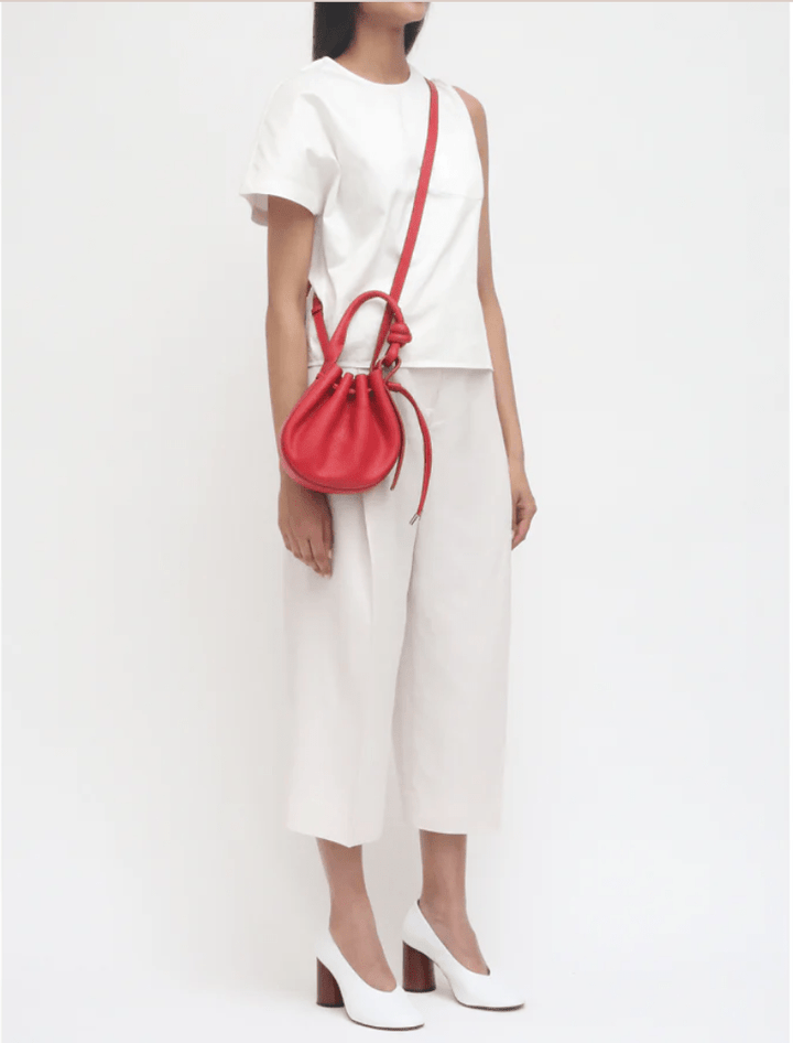BEHNO INA MINI RED HANDBAGS | Shop now at Main &amp; Taylor Shoes!