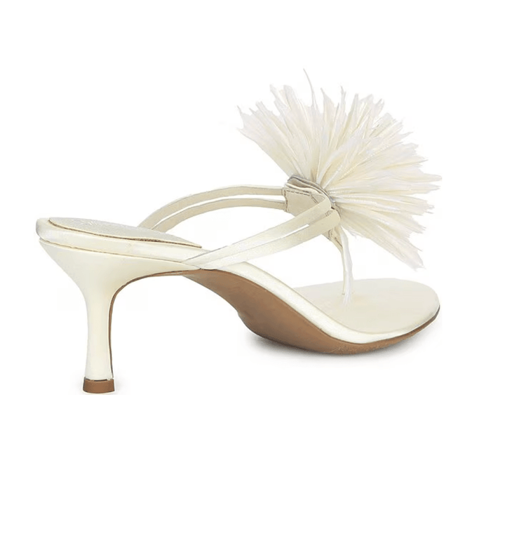 Jeffrey Campbell FIREWORK BEIGE SATIN HEEL Shoes | Shop now at Main &amp; Taylor Shoes!