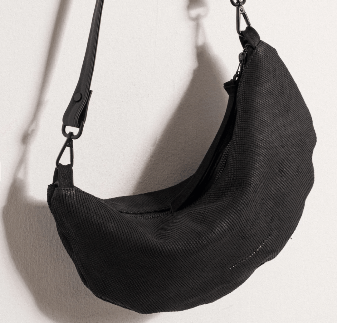 Daniella Lehavi Handbags LIA SMALL HOBO BLACK SCALES HANDBAGS | Shop now at Main &amp; Taylor Shoes!