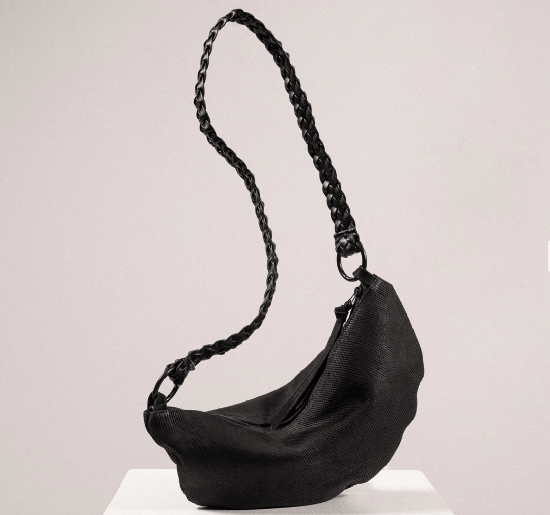 Daniella Lehavi Handbags LIA SMALL HOBO BLACK SCALES HANDBAGS | Shop now at Main &amp; Taylor Shoes!