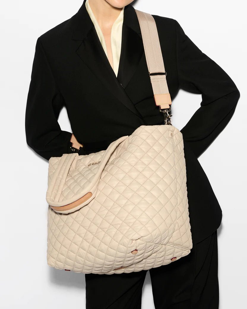 MZ Wallace METRO MEDIUM TOTE DELUXE BUFF HANDBAGS | Shop now at Main & Taylor Shoes!