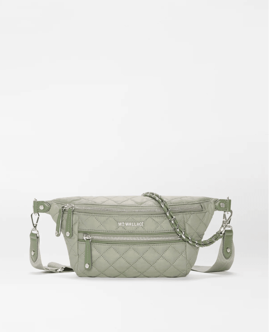 MZ Wallace CROSBY SLING SMALL AGAVE Handbags | Shop now at Main & Taylor Shoes!