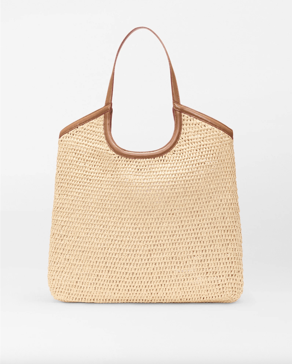 MZ Wallace GEORGICA CROCHET LARGE TOTE CAMEL HANDBAGS | Shop now at Main & Taylor Shoes!