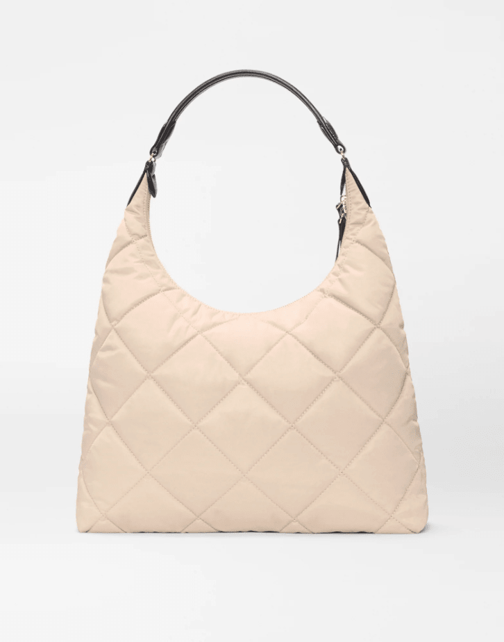 MZ Wallace MADISON SHOULDER BUFF/BLACK Handbags | Shop now at Main &amp; Taylor Shoes!