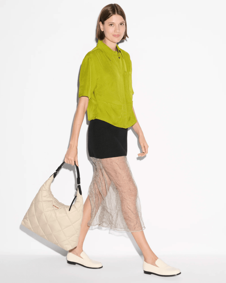 MZ Wallace MADISON SHOULDER BUFF/BLACK Handbags | Shop now at Main &amp; Taylor Shoes!