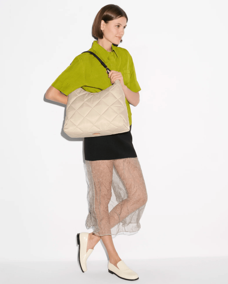MZ Wallace MADISON SHOULDER BUFF/BLACK Handbags | Shop now at Main & Taylor Shoes!