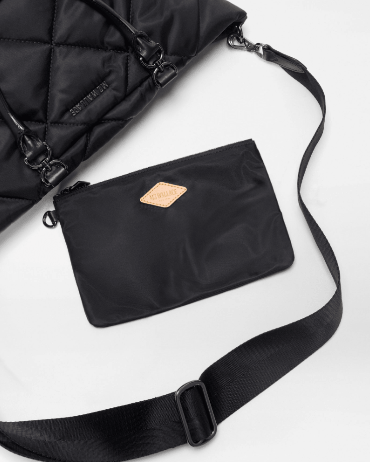 MZ Wallace MADISON SMALL EAST - WEST TOTE BLACK Handbags | Shop now at Main &amp; Taylor Shoes!