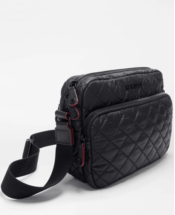 MZ Wallace METRO CAMERA SMALL CROSSBODY BLACK Handbags | Shop now at Main &amp; Taylor Shoes!