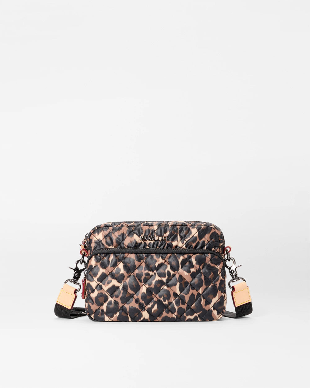 MZ WALLACE METRO CAMERA SMALL LEOPARD PRINT CROSSBODY HANDBAGS | Shop now at Main & Taylor Shoes!