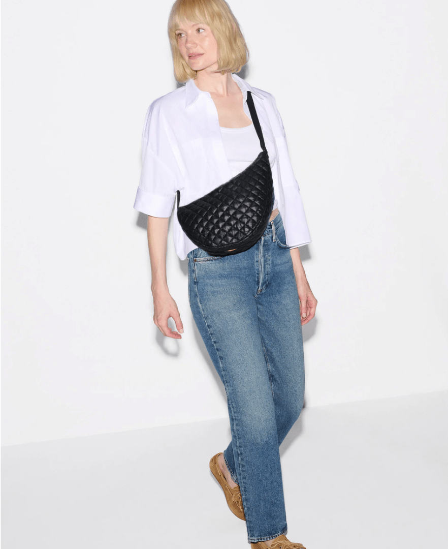 MZ Wallace METRO SMILE BLACK CROSSBODY Handbags | Shop now at Main & Taylor Shoes!