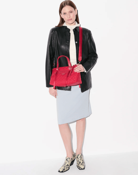 MZ Wallace PARK SATCHEL SMALL APPLE Handbags | Shop now at Main & Taylor Shoes!
