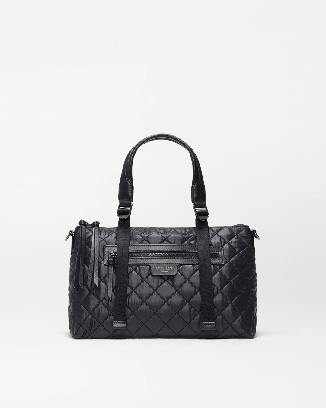 MZ Wallace PARK SATCHEL SMALL BLACK HANDBAGS | Shop now at Main &amp; Taylor Shoes!