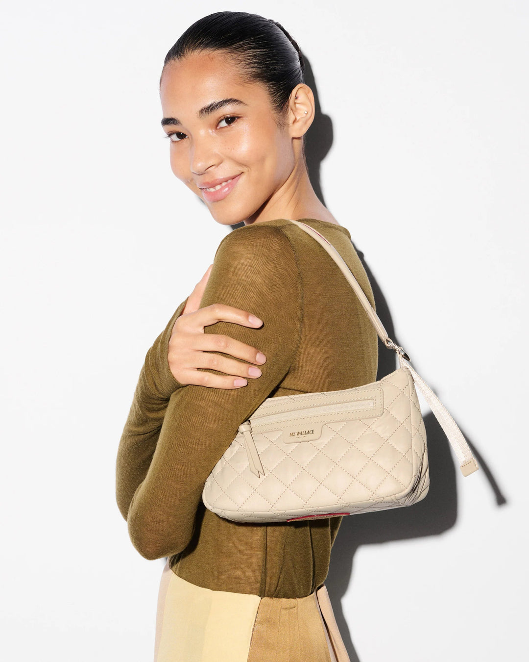 MZ WALLACE PARK SHOULDER SMALL BUFF HANDBAGS | Shop now at Main & Taylor Shoes!