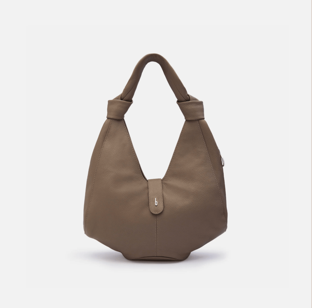 BEHNO NELLI HOBO LARGE TAUPE HANDBAGS | Shop now at Main &amp; Taylor Shoes!