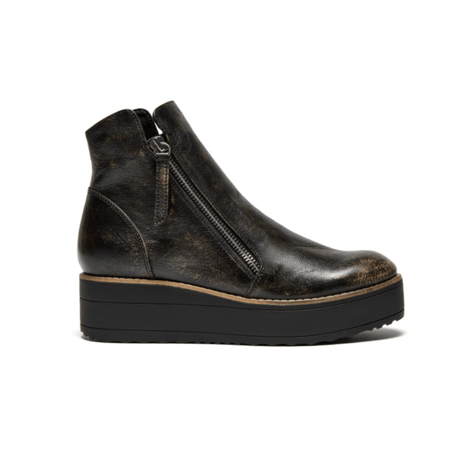 SILENT D NENE SMOKEY BLACK LEATHER Shoes | Shop now at Main &amp; Taylor Shoes!