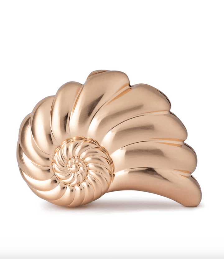 Olga Berg SHELLA HARD GOLD CLUTCH Handbags | Shop now at Main &amp; Taylor Shoes!