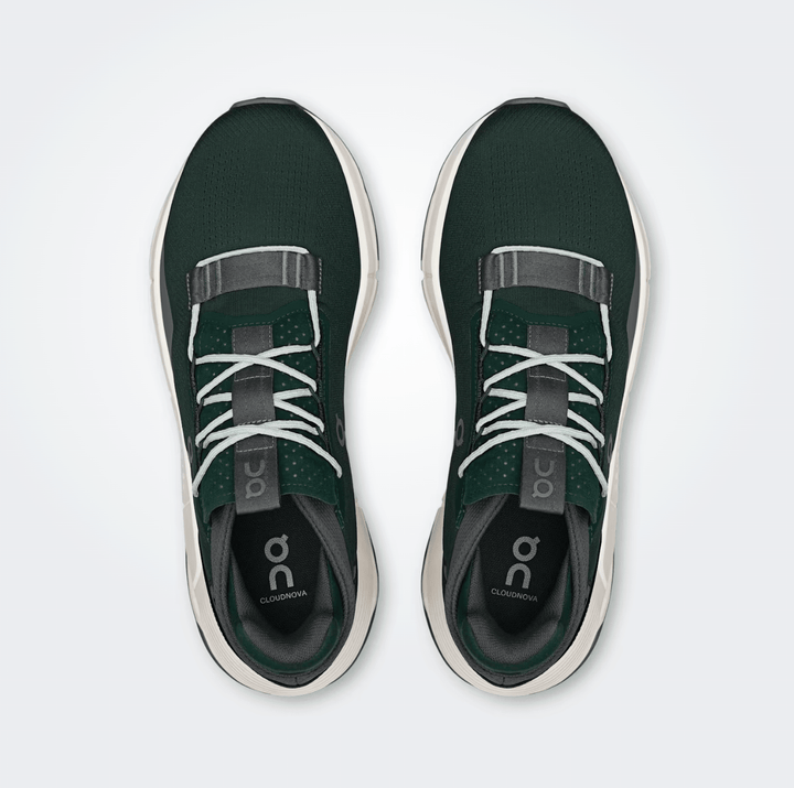 ON CLOUDNOVA2 MEN JUNGLE/SHADOW SNEAKER SHOES | Shop now at Main &amp; Taylor Shoes!