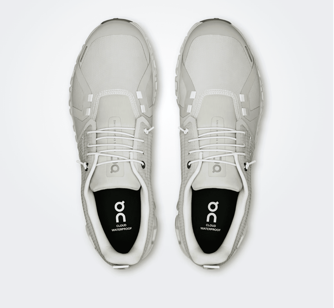 On Running CLOUD6 WATERPROOF MEN PELICAN/GHOST SNEAKER SHOES | Shop now at Main & Taylor Shoes!