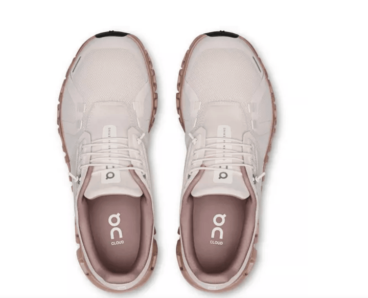 On Running CLOUD6 WOMEN OYSTER/BISCUIT SNEAKER Shoes | Shop now at Main &amp; Taylor Shoes!