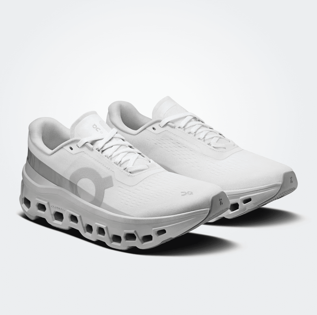 On Running CLOUDMONSTER1 WOMEN WHITE/WHITE SNEAKER SHOES | Shop now at Main & Taylor Shoes!