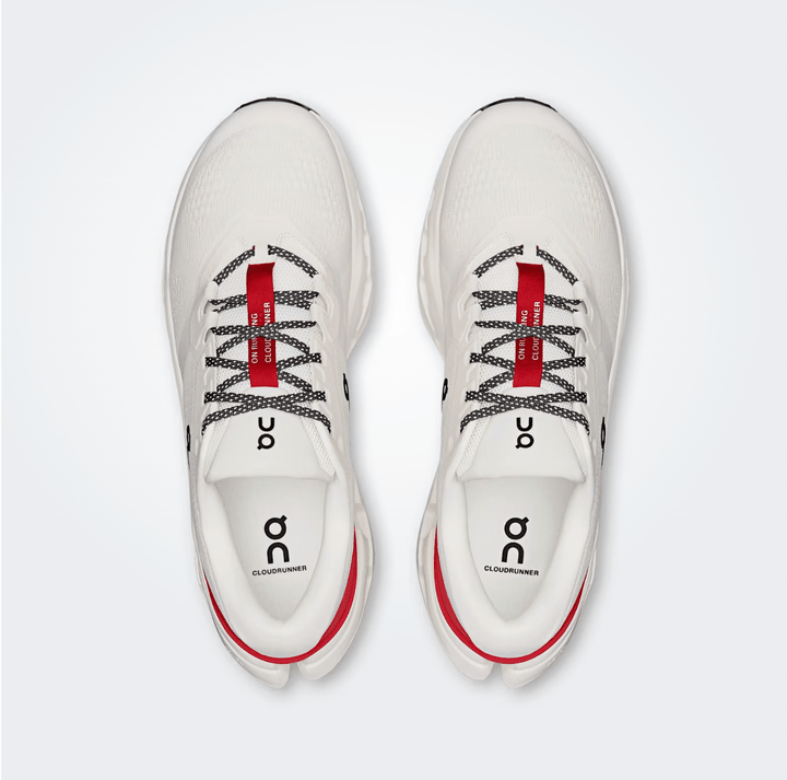 On Running CLOUDRUNNER 3 MEN IVORY/ROBIN SNEAKER Shoes | Shop now at Main &amp; Taylor Shoes!