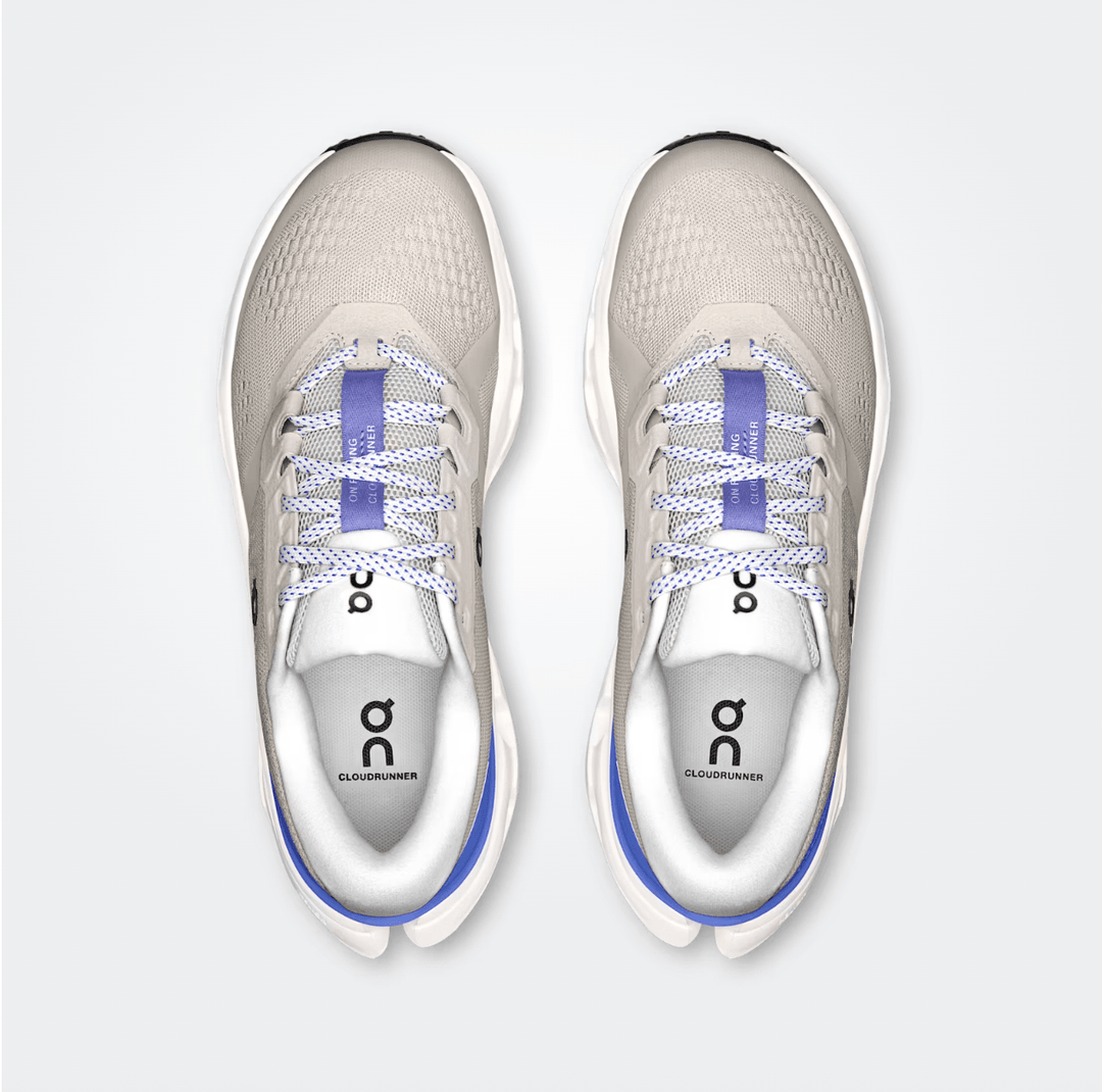 On Running CLOUDRUNNER 3 WOMEN PEARL/SAILOR SNEAKER SHOES | Shop now at Main &amp; Taylor Shoes!