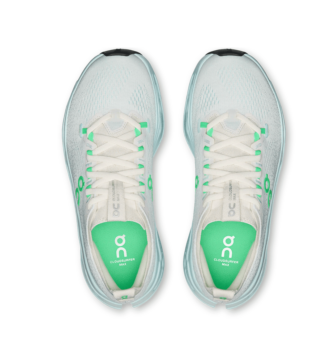 On Running CLOUDSURFER MAX WOMEN IVORY/FLURRY SNEAKER Shoes | Shop now at Main &amp; Taylor Shoes!