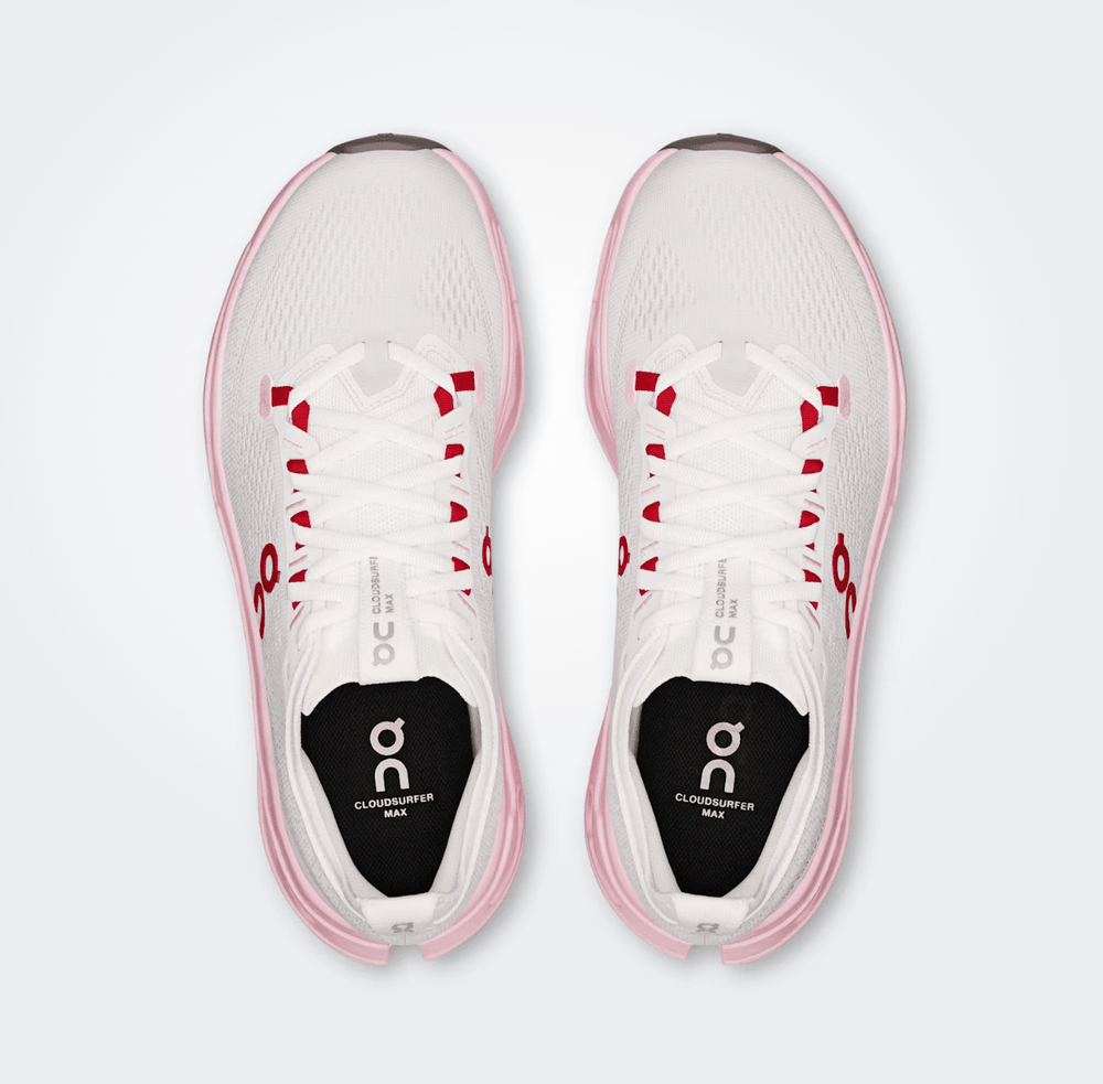 On Running CLOUDSURFER MAX WOMEN IVORY/PEONY SNEAKER Shoes | Shop now at Main & Taylor Shoes!