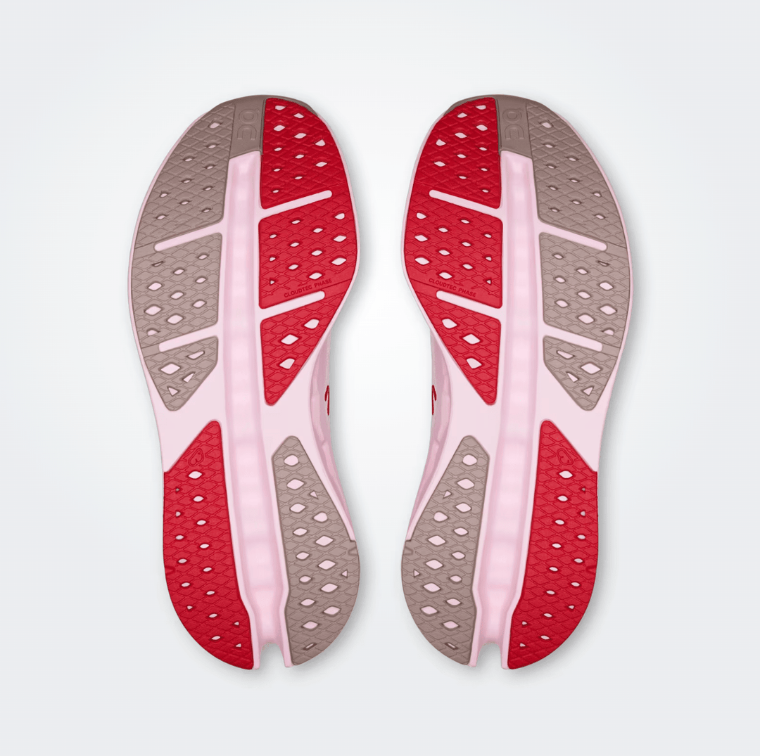 On Running CLOUDSURFER MAX WOMEN IVORY/PEONY SNEAKER Shoes | Shop now at Main &amp; Taylor Shoes!