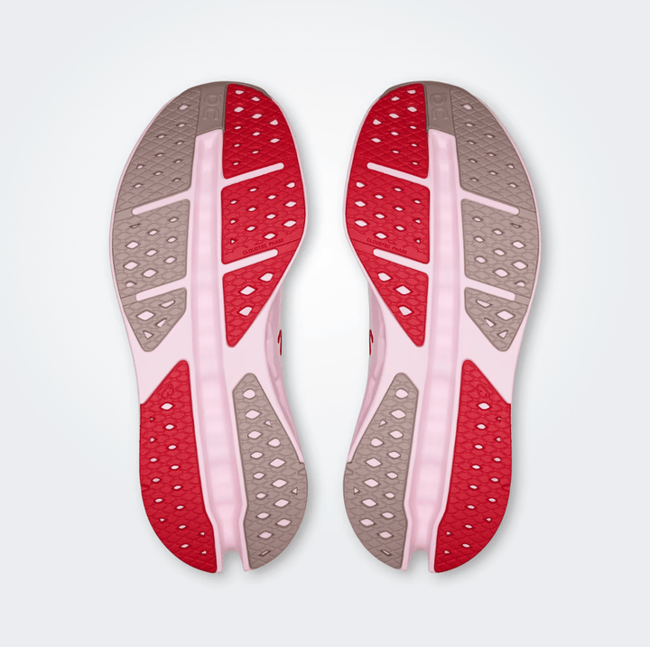 On Running CLOUDSURFER MAX WOMEN IVORY/PEONY SNEAKER Shoes | Shop now at Main &amp; Taylor Shoes!