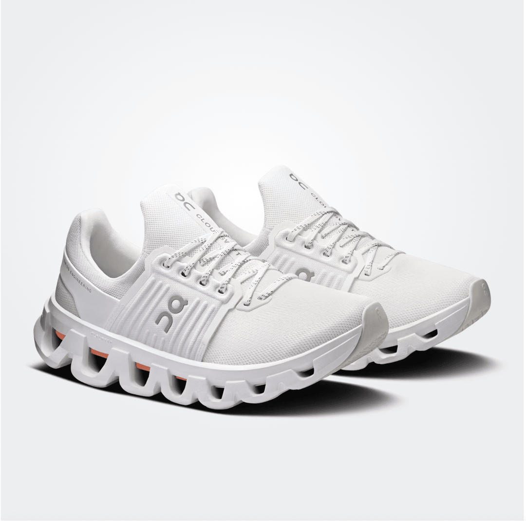 On Running CLOUDSWIFT 4 AD WOMEN WHITE/SUNSTONE SNEAKER Shoes | Shop now at Main &amp; Taylor Shoes!